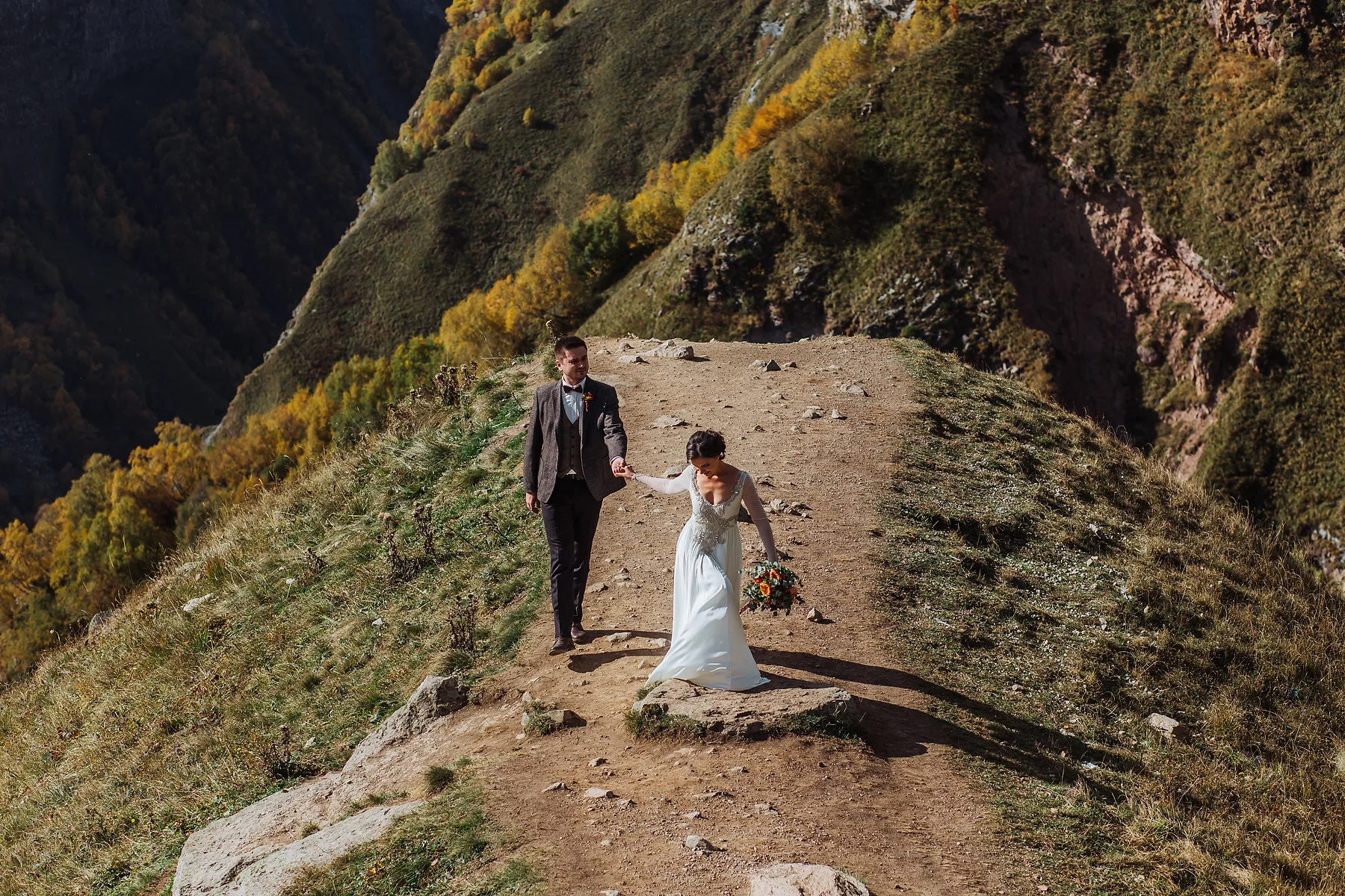Anuka & Denis - A Wedding in Georgia photographed by Anton Matveev