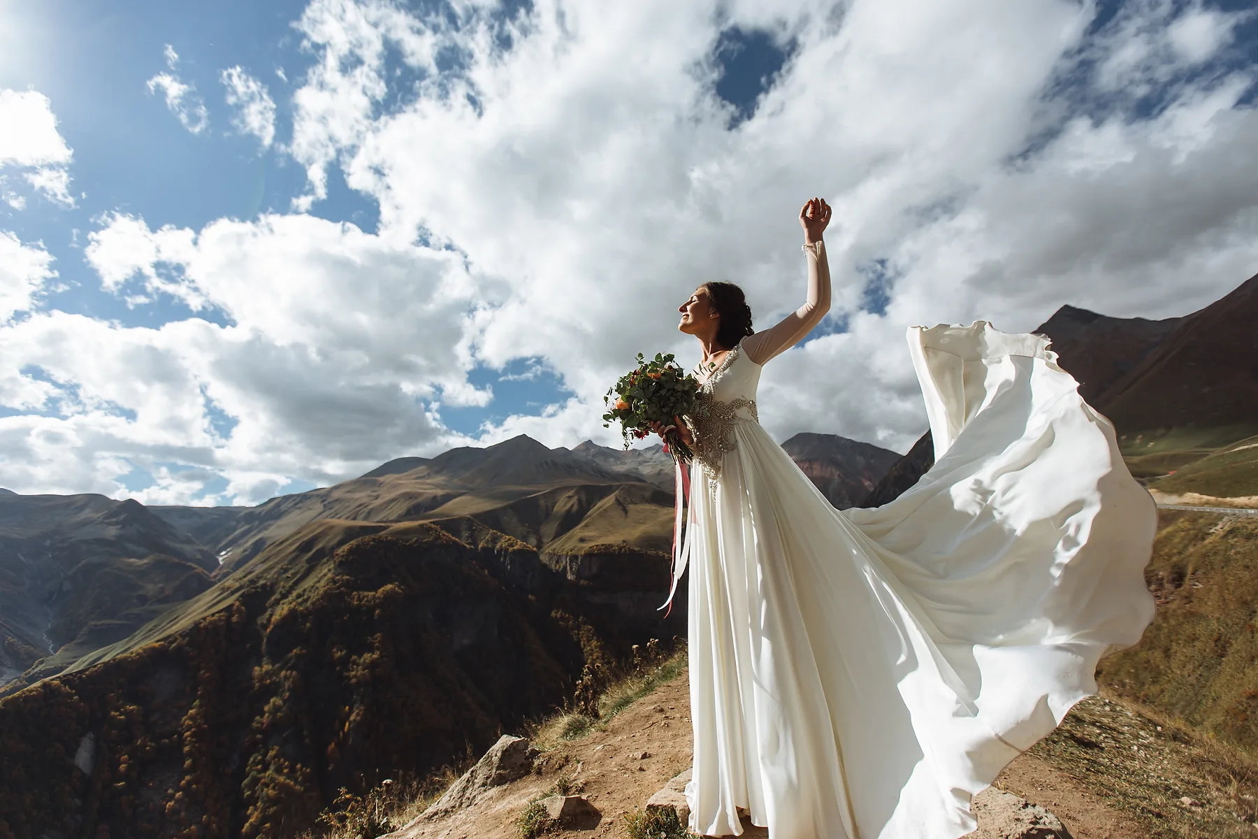 Anuka & Denis - A Wedding in Georgia photographed by Anton Matveev