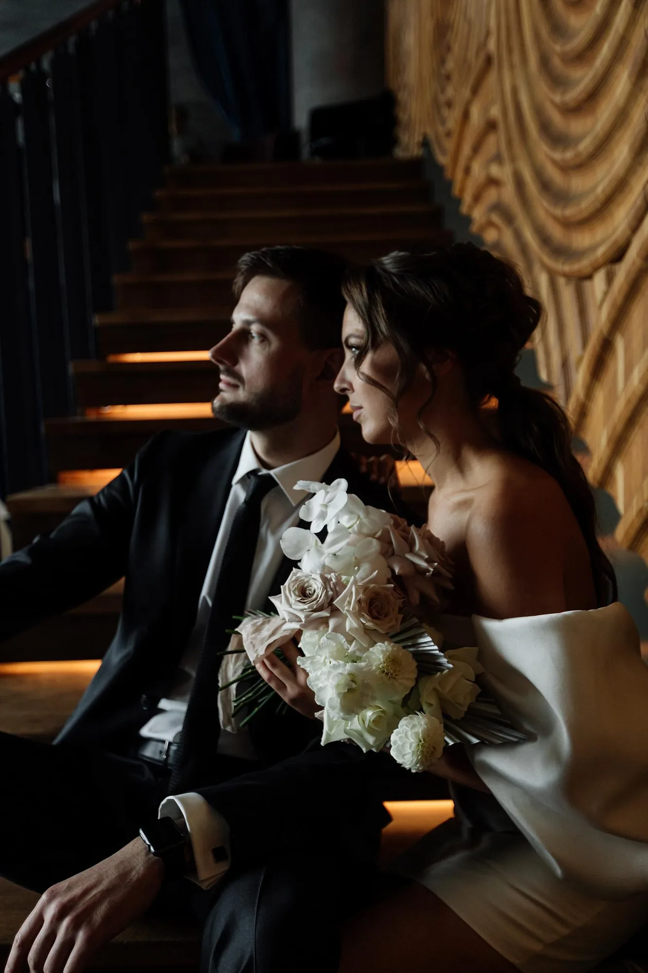 D & I Wedding at Birds Moscow City photographed by Anton Matveev
