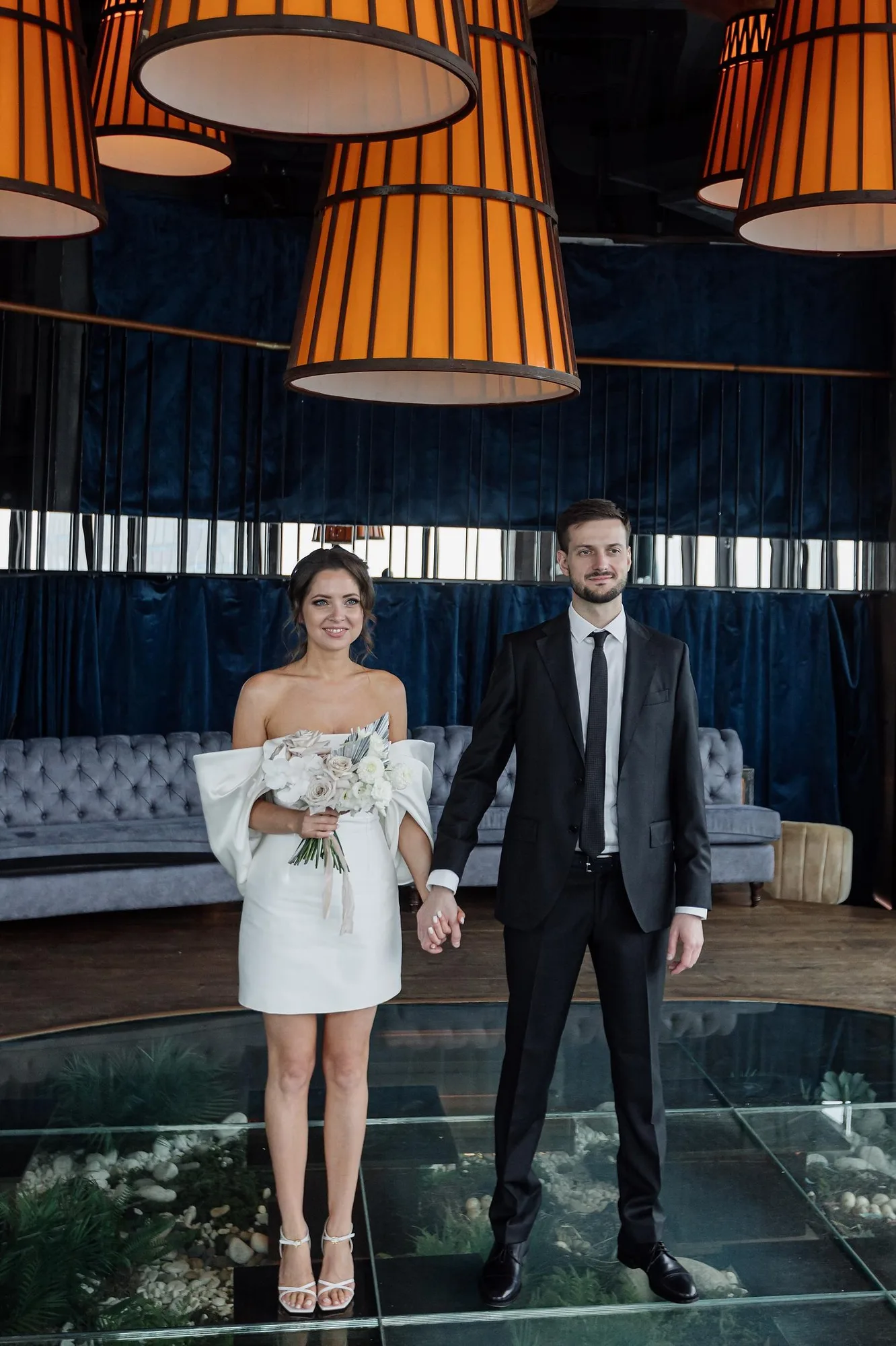 D & I Wedding at Birds Moscow City photographed by Anton Matveev