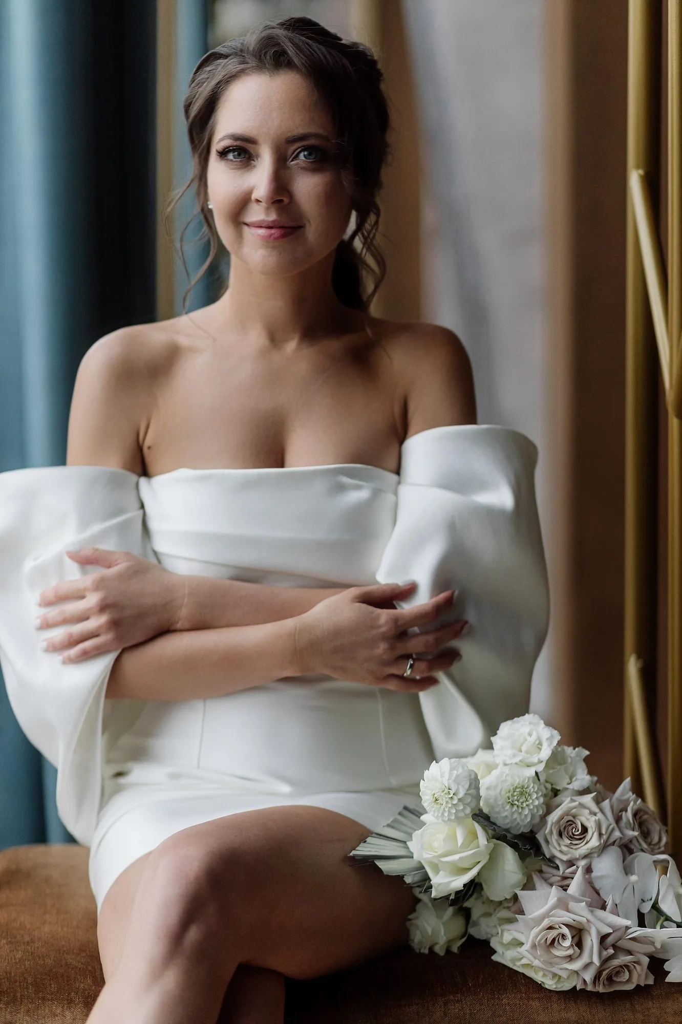 D & I Wedding at Birds Moscow City photographed by Anton Matveev