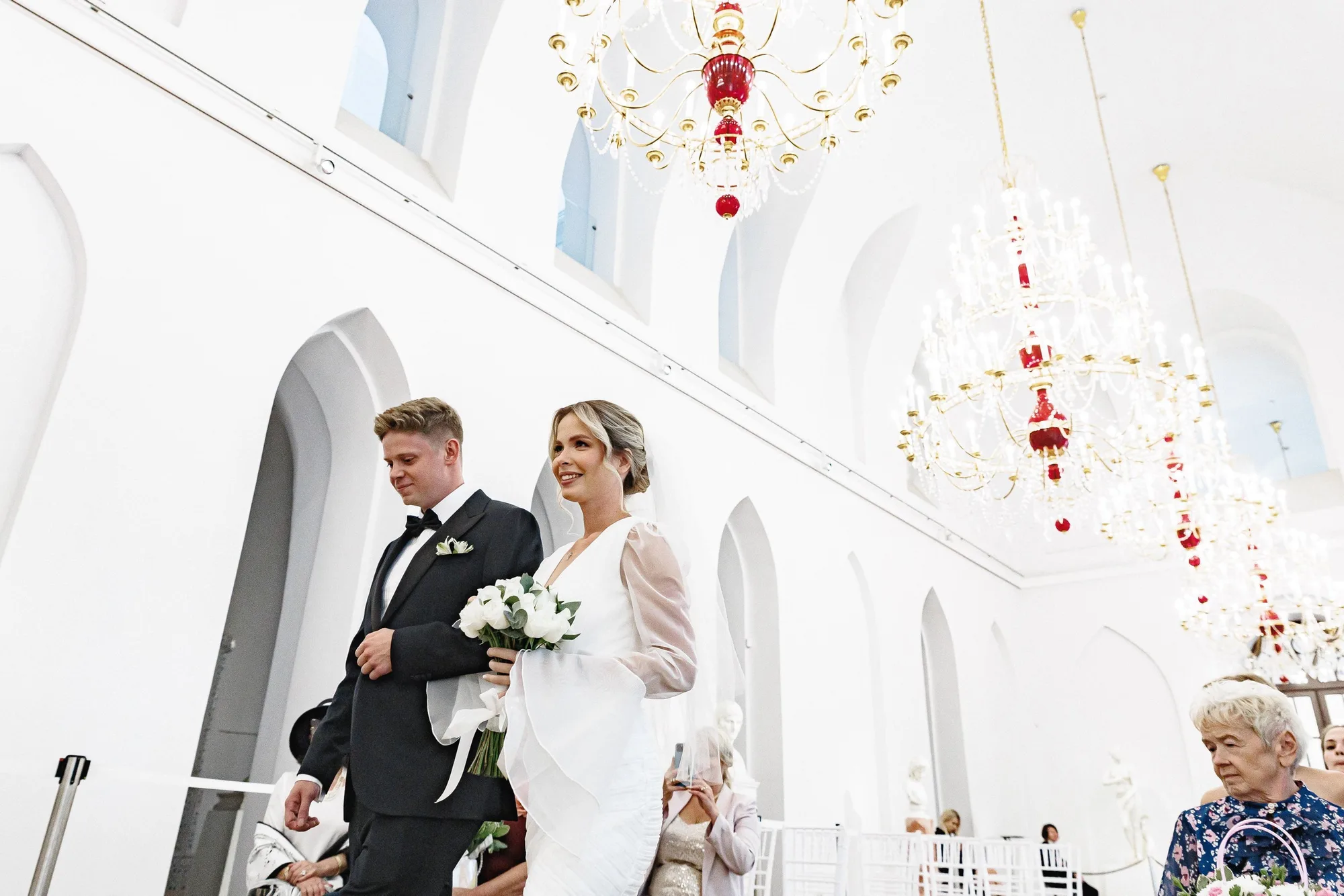 Intimate family wedding photograph of Egor and Ekaterina by Anton Matveev