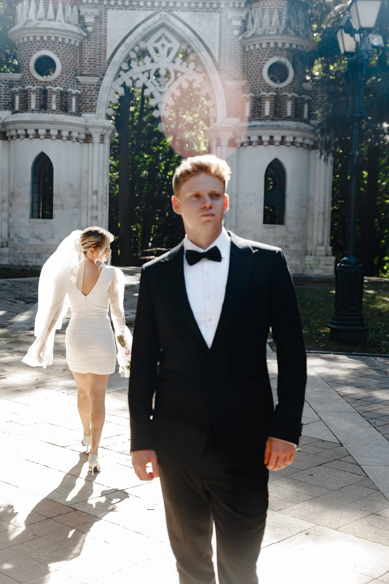 Intimate family wedding photograph of Egor and Ekaterina by Anton Matveev