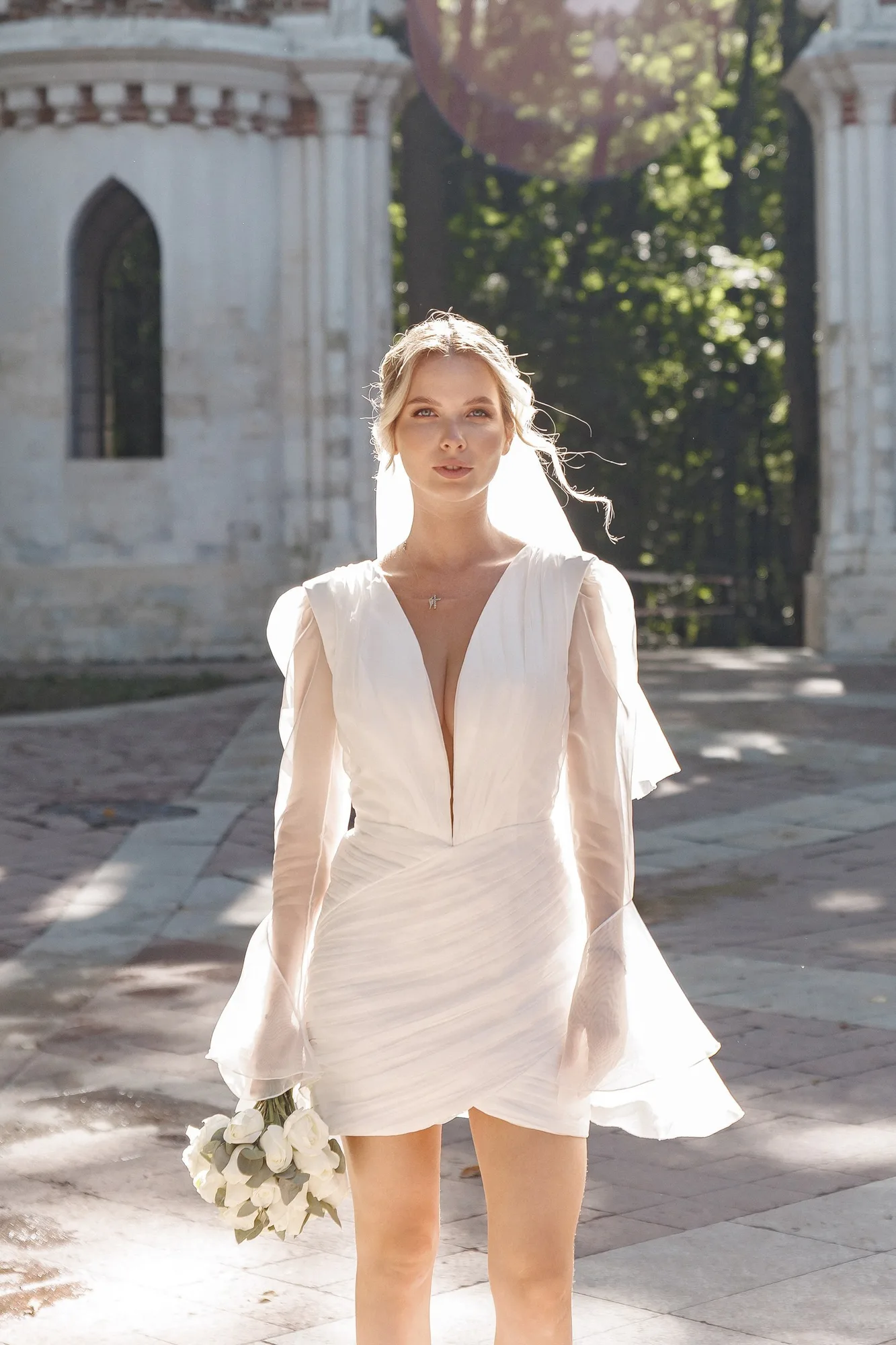 Intimate family wedding photograph of Egor and Ekaterina by Anton Matveev