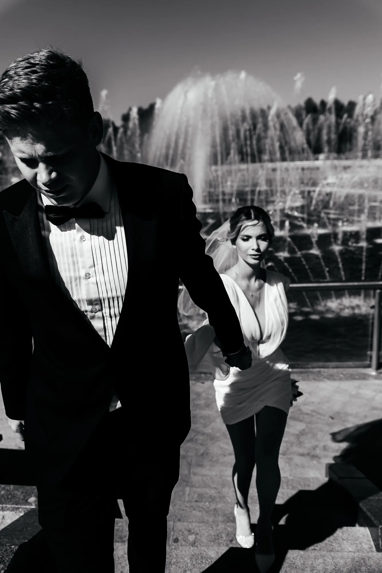 Intimate family wedding photograph of Egor and Ekaterina by Anton Matveev