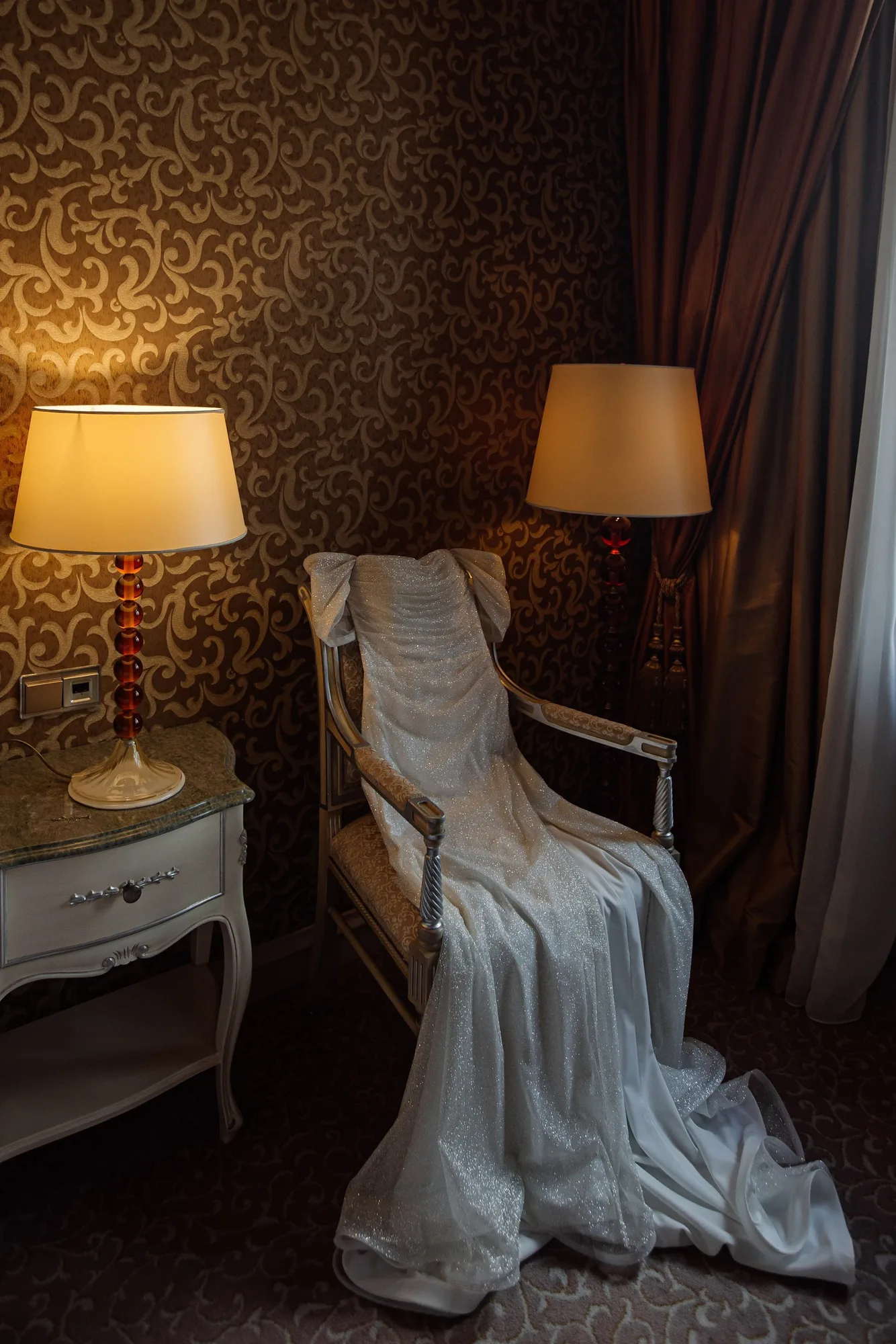 A Wedding Ceremony at Hotel Ukraina photographed by Anton Matveev
