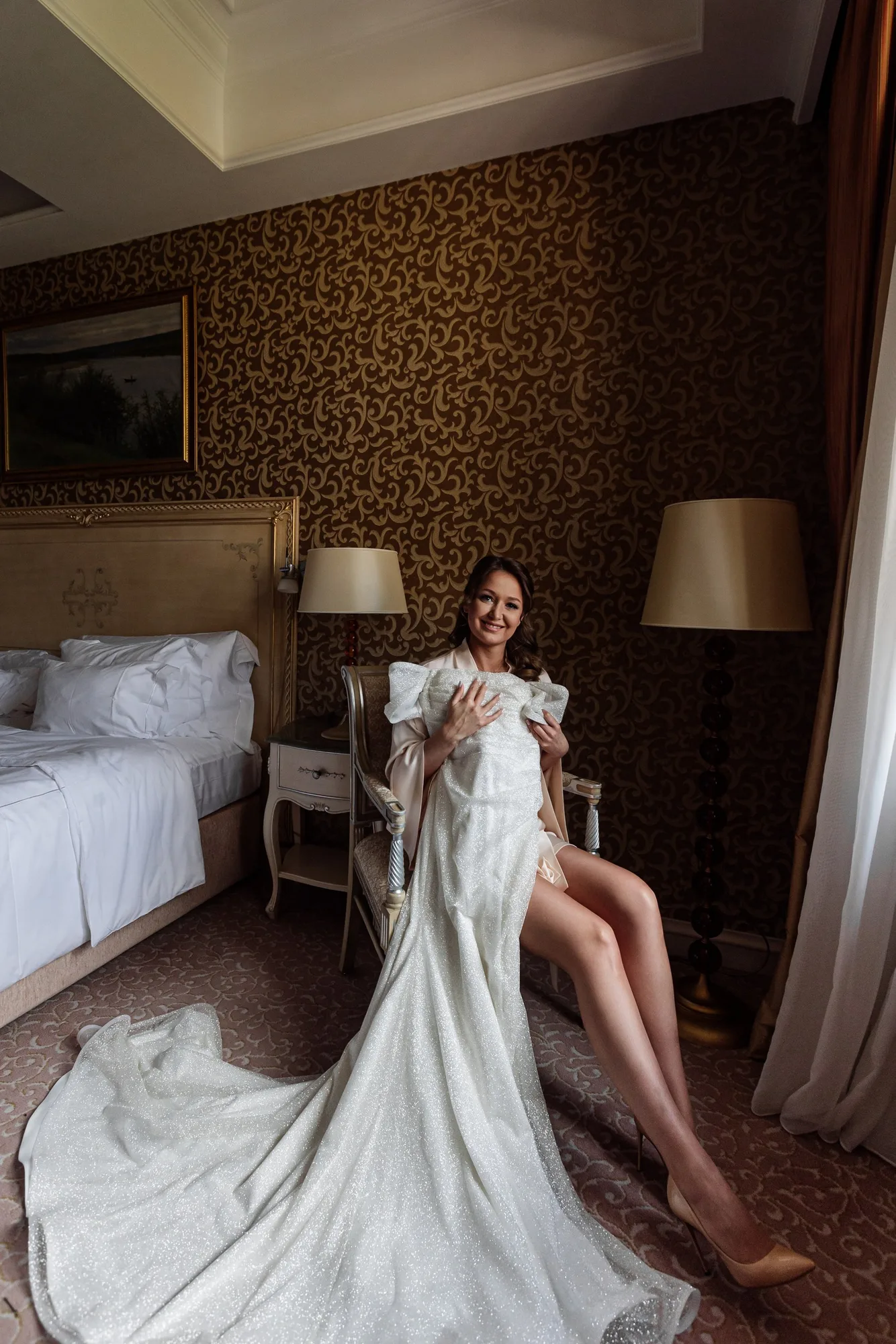 A Wedding Ceremony at Hotel Ukraina photographed by Anton Matveev