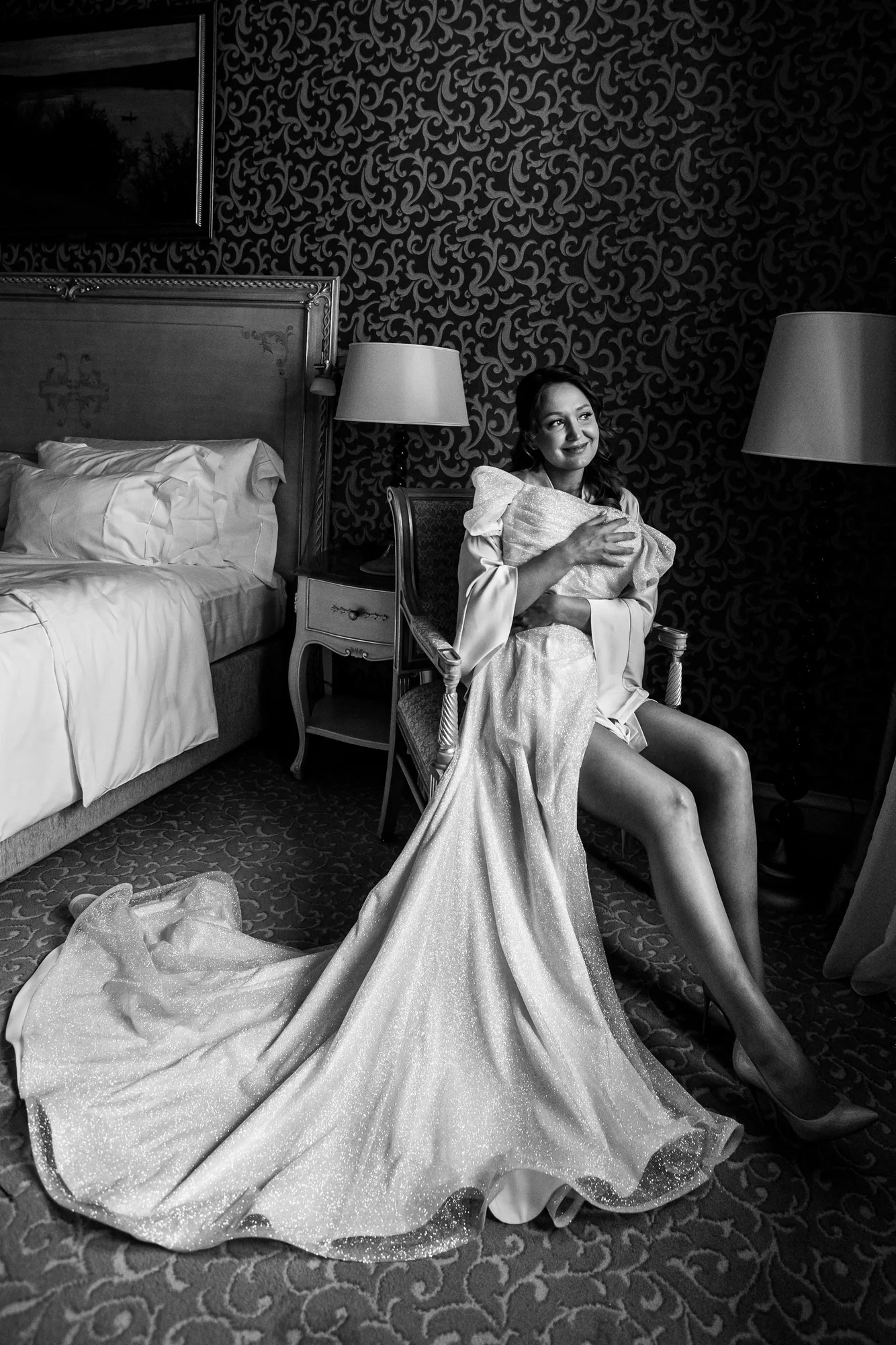 A Wedding Ceremony at Hotel Ukraina photographed by Anton Matveev