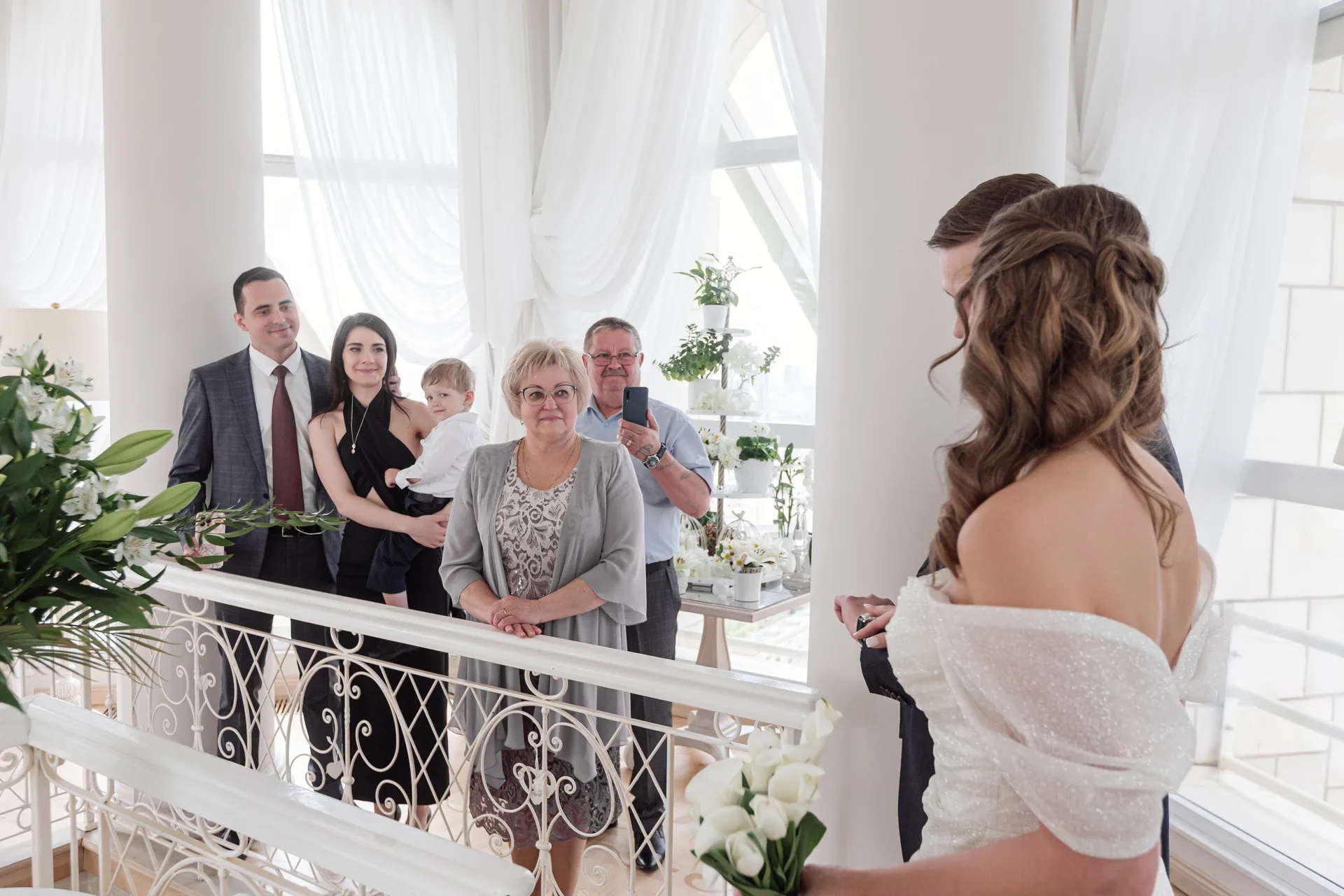 A Wedding Ceremony at Hotel Ukraina photographed by Anton Matveev