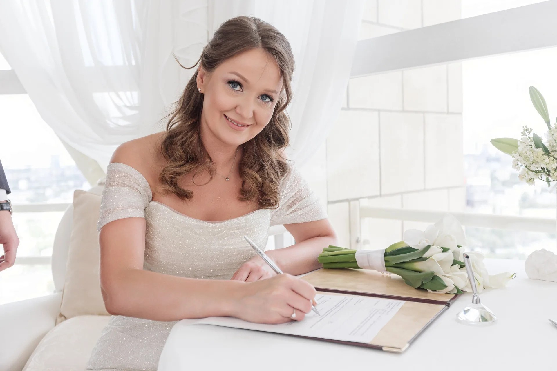 A Wedding Ceremony at Hotel Ukraina photographed by Anton Matveev