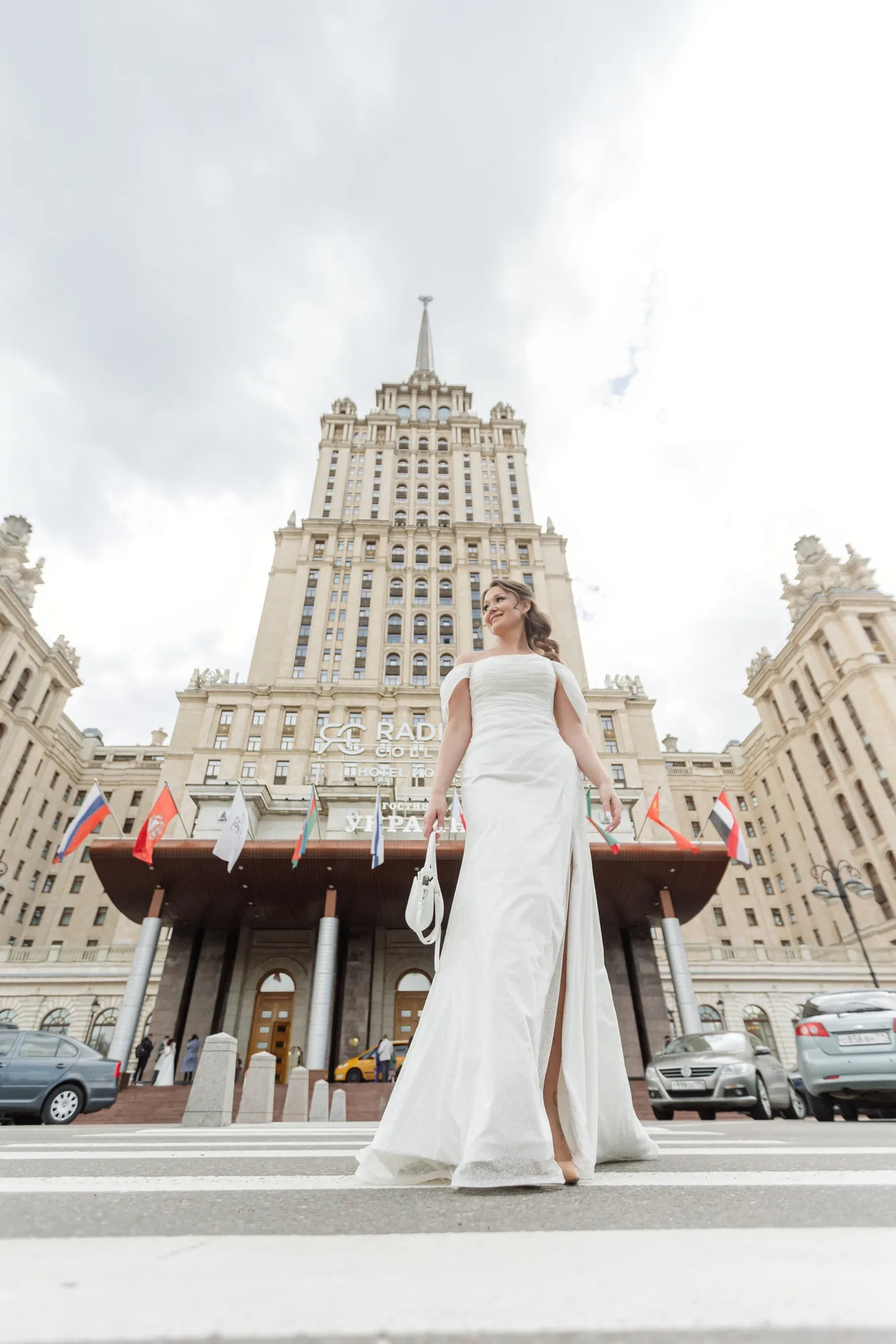A Wedding Ceremony at Hotel Ukraina photographed by Anton Matveev