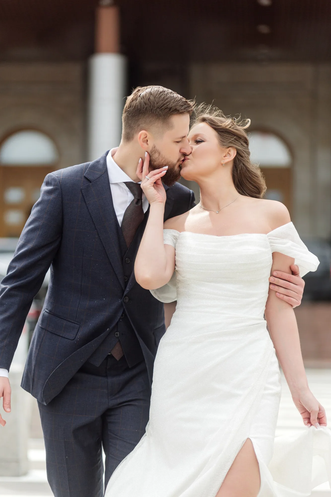 A Wedding Ceremony at Hotel Ukraina photographed by Anton Matveev