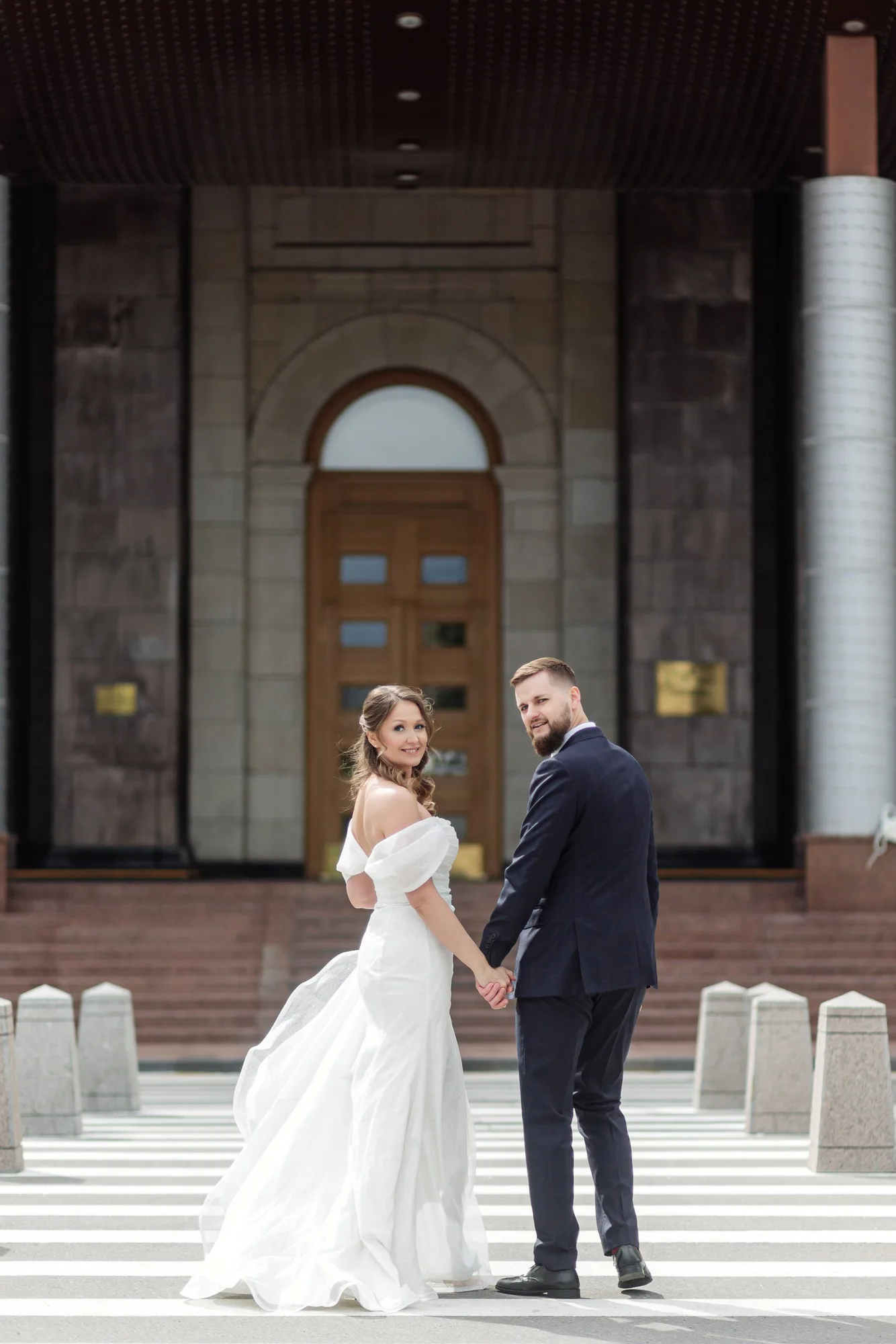 A Wedding Ceremony at Hotel Ukraina photographed by Anton Matveev