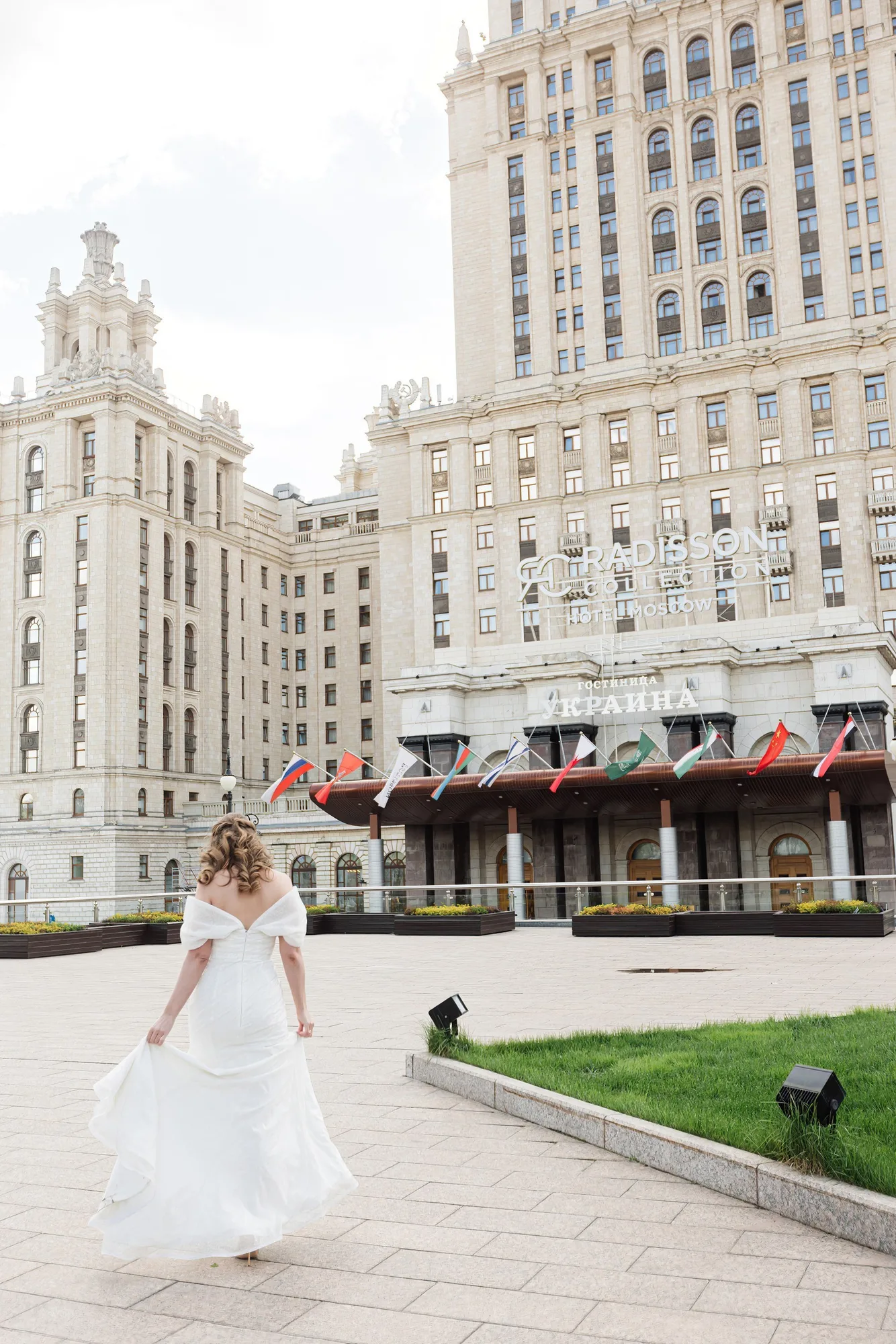 A Wedding Ceremony at Hotel Ukraina photographed by Anton Matveev