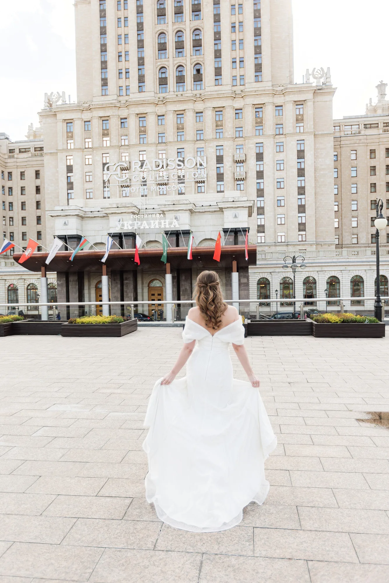 A Wedding Ceremony at Hotel Ukraina photographed by Anton Matveev