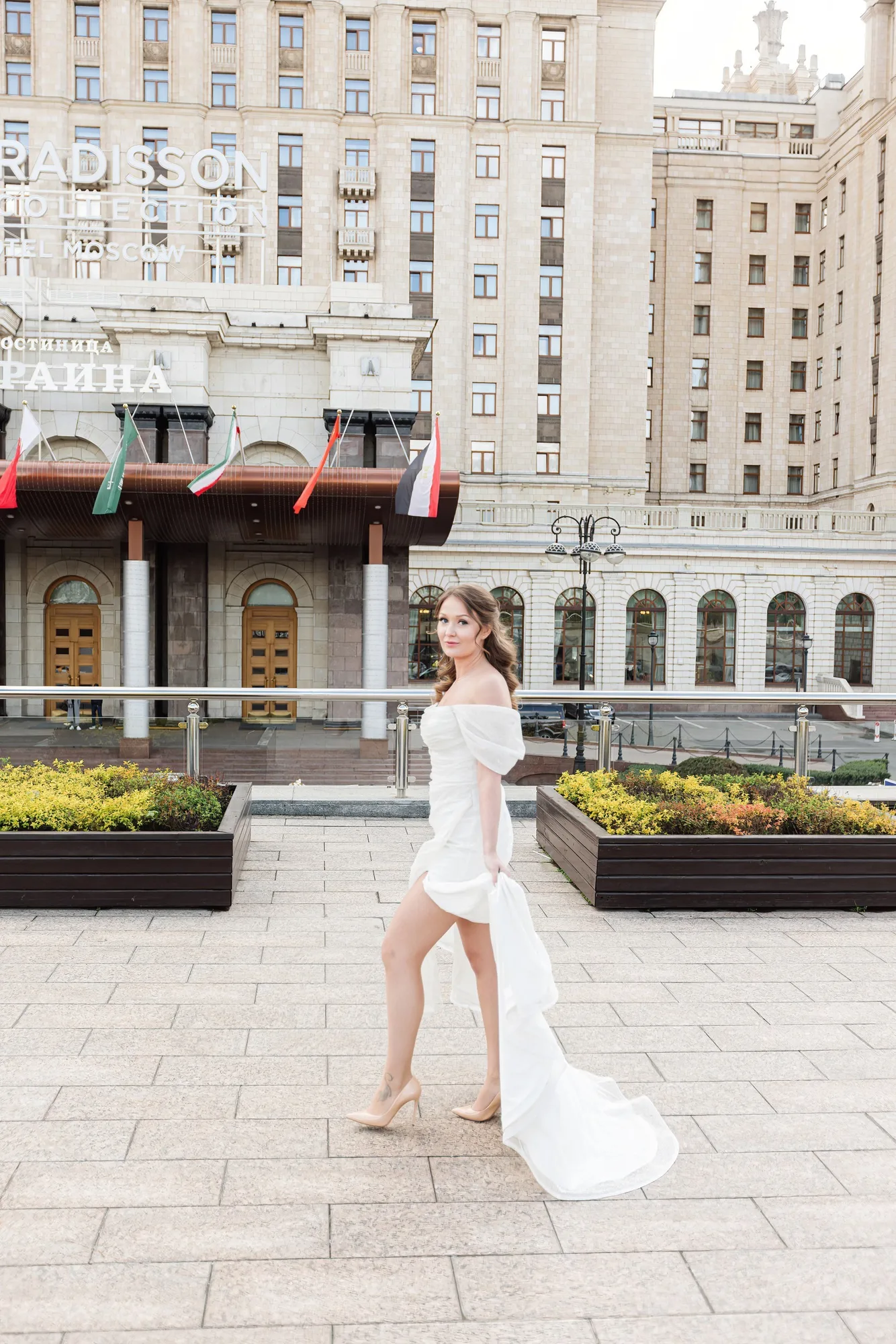 A Wedding Ceremony at Hotel Ukraina photographed by Anton Matveev