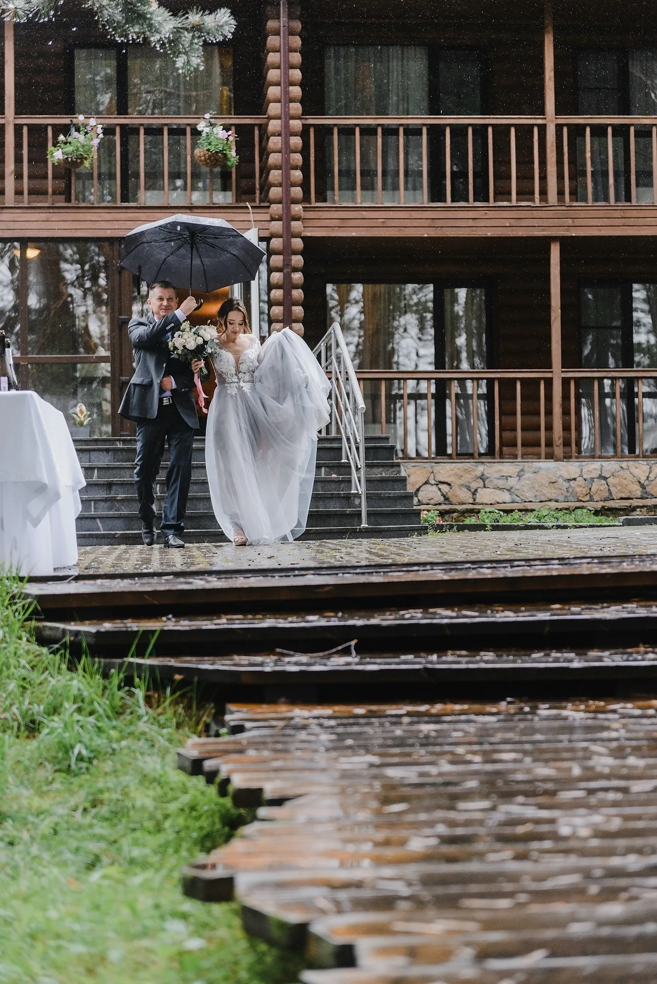 Nikita & Nastya - A Rainy Wedding photographed by Anton Matveev